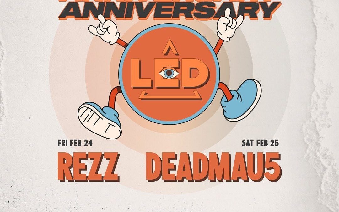 Deadmau5, REZZ – LED Anniversary at Gallagher Sq.