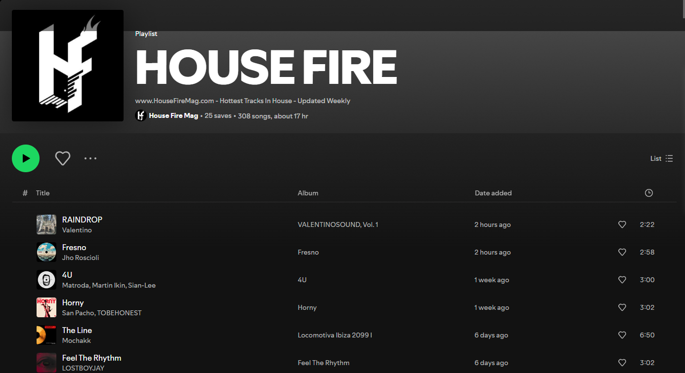 Best Tech House Music Playlist on Spotify