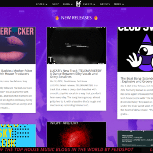 Featured Track Release / Review / Promo Post