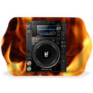 House Fire Rolling Tray - CDJ/Fire