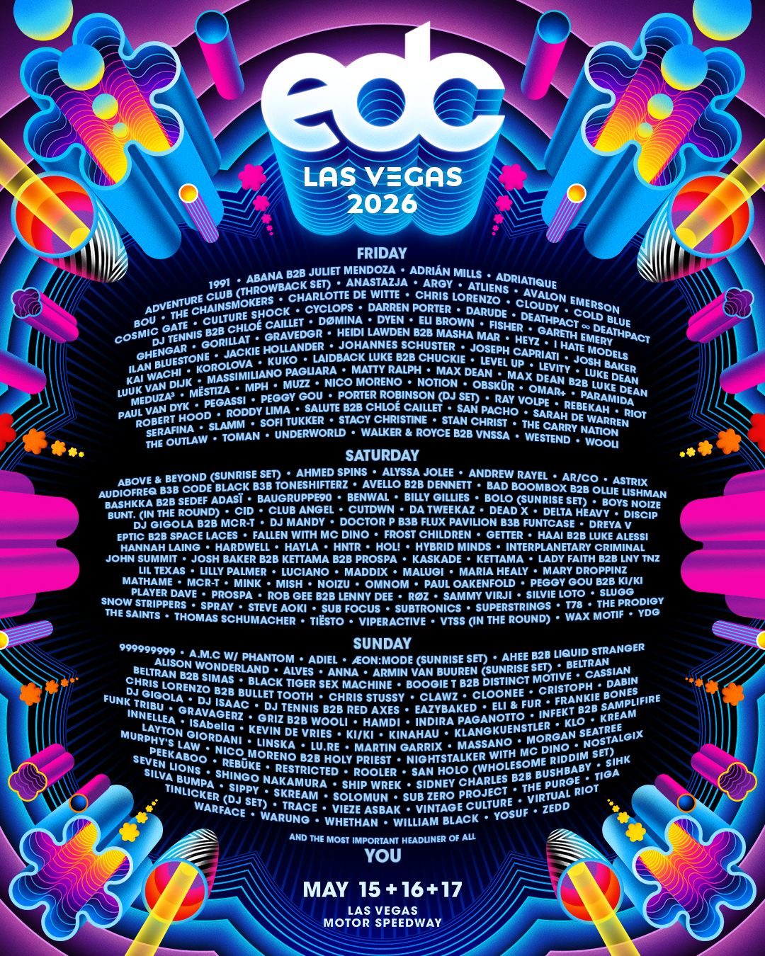 2026 EDC Las Vegas Lineup